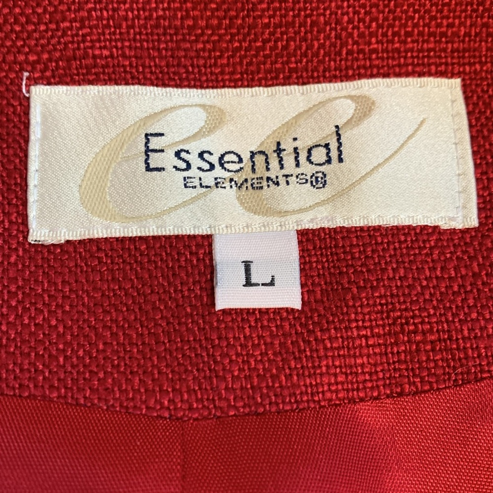 Vintage Essential Elements, Solid Red Open Front … - image 4